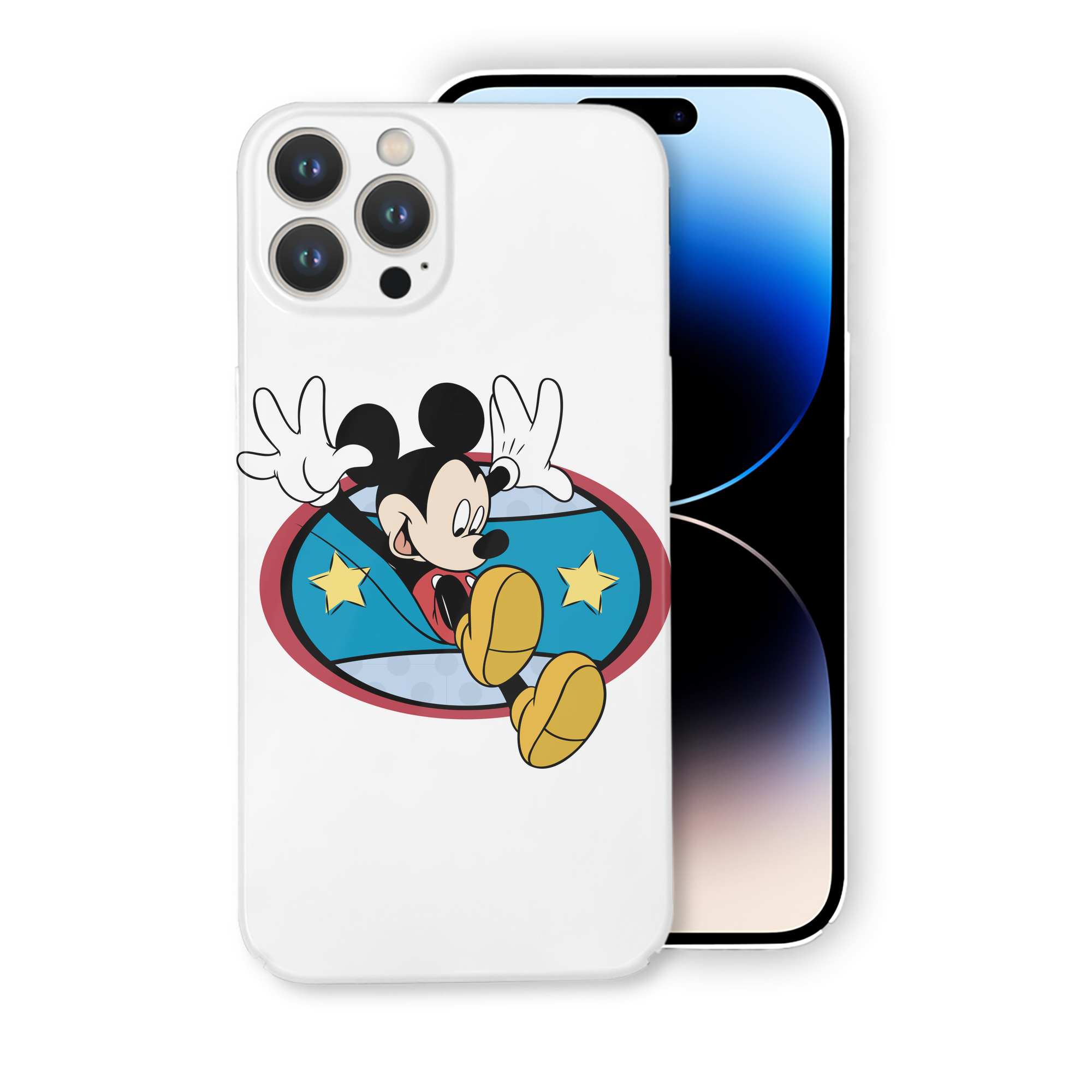 （画像用） ミッキーマウス Mickey Mouse 【iPhone 14シリーズ対応】ハードケース